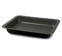 Guardini Blackstone - Plaque à lasagner 30 x 40 cm, acier avec revêtement anti-adhésif à 4 couches renforcés, couleur noire