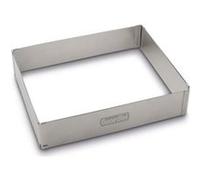 guardini cadre a pâtisser rectangulaire réglable en inox gris G