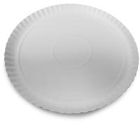 Guardini, Lot de 2 plateaux ronds Ø 34 cm, jetables, carton, 100% recyclable, blanc, fabriqué en Italie, ligne Easy Bake Bio
