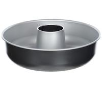 Guardini, Moule à beignets Ø 25 cm, Acier avec revêtement antiadhésif, Noir et Argent, Fabriqué en Italie, Ligne Silver Elegance