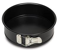 Guardini Gardenia, Moule à gâteau ouvrable 1 fond 18 cm, acier avec revêtement anti-adhésif, couleur noir