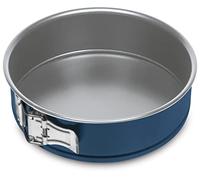 Guardini, Moule à charnière à 1 fond Ø 18 cm, Acier produit avec des émissions de CO2 réduites avec un nouveau revêtement sans PFAS, Gris/Bleu, Fabriqué en Italie, ligne XBake