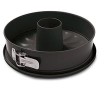 Guardini Gardenia, Moule démontable 2 fonds 24 cm, fond anti-goutte, acier avec revêtement anti-adhérent, couleur Noir