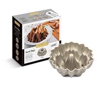 Guardini, Moule Cascade 24cm, pour la Création de Gâteaux Créatifs, Fonte d'Aluminium, Couleur bronze/champagne
