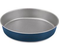 Guardini, Moule à gâteau lisse Ø 26 cm, Acier produit avec des émissions de CO2 réduites avec un nouveau revêtement sans PFAS, Gris/Bleu, Fabriqué en Italie, ligne XBake
