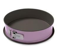 Guardini, Moule à gâteau ouvrant 1 fond Ø 26 cm, fond anti-goutte, acier avec revêtement antiadhésif, rose, fabriqué en Italie, ligne Bon Ton