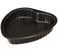 Guardini, Moule coeur 25x25 cm, Acier avec revêtement antiadhésif, Noir, Fabriqué en Italie, ligne Arianna