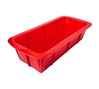 Guardini Juliette, Moule à cake 24 x 13 cm, silicone alimentaire, couleur rouge