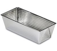 Guardini, Moule Plumcake 25x11 cm, Fer blanc pour gâteaux, Argent, Made in Italy, ligne Selenia