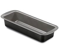 Guardini, Moule Plumcake 30x11 cm, Acier avec revêtement antiadhésif, Noir et Gris, Fabriqué en Italie, Ligne Happy Hour