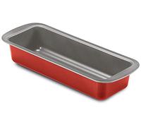 Guardini, Moule Plumcake 30x11 cm, Acier avec revêtement antiadhésif, Rouge et Gris, Fabriqué en Italie, ligne Rossana