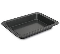 Guardini, Plat à Four 23x33cm, Acier Grande épaisseur avec Revêtement Anti-Adhérent Performant, Couleur Gris