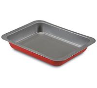 Guardini, Poêle à lasagnes 24x32 cm, Acier avec revêtement antiadhésif, Rouge et Gris, Fabriqué en Italie, Ligne Rossana