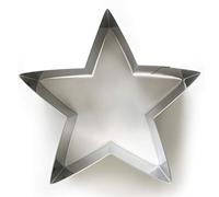 Guardini, Ricorrenze, Moule pour Quatre Quarts, Ètoile de Noël, en Acier Inox, Couleur Argent