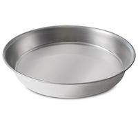 Guardini Selenia, 45424 Moule à gâteau lisse 24 cm, acier en bande étamée, adapté au contact avec les aliments, couleur argent, inoxydable