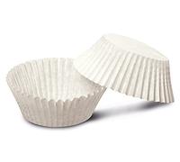 Guardini, Set de 100 caissettes à pâtisserie Ø 7 cm, Jetable, Papier sulfurisé, Blanc, Fabriqué en Italie, Ligne Easy Bake