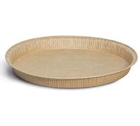 Guardini, Set de 2 moules à tarte Ø 25 cm, Jetable, Papier sulfurisé, Couleurs assorties, Fabriqué en Italie, Ligne Easy Bake, Beige