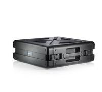 GUARDIQUE RackVault - 19 Pouces Étui pour Rack | Rack Audio Rigide - 19'' - 3U - 480 mm | Boîtier Rack empilable | Rackmount - Flightcase | pour Applications industrielles et AV/Musique | Noir