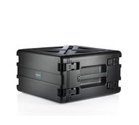 GUARDIQUE RackVault - 19 Pouces Étui pour Rack | Rack Audio Rigide - 19'' - 6U - 480 mm | Boîtier Rack empilable | Rackmount - Flightcase | pour Applications industrielles et AV/Musique | Noir