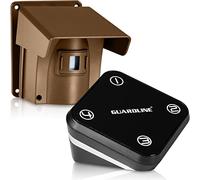 Guardline Driveway Alarm w/ Lifetime Warranty. Professional Grade Wireless Outdoor Motion Sensor & Detector Alert System by