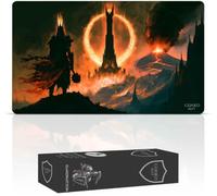 GuardMat - Burning Eye (cousu) - Tapis de jeu MTG - Compatible avec Magic The Gathering Playmat - Play MTG, YuGiOh, LOTR, TCG - Art original et accessoires