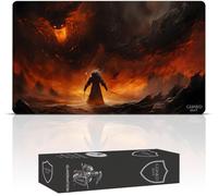 GuardMat - The Shadow and The Flame (Bords Cousus) - Tapis de Cartes Magic - Tapi de Jeu - Playmat pour Jouer à MTG, Le Seigneur des Anneaux, TCG - Tapis de Jeu de Société