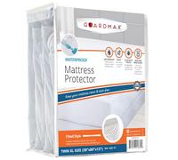 Guardmax Protège-Matelas imperméable, Silencieux et hypoallergénique pour lit Simple XL (Drap-Housse Extra Long 99 x 203 cm)