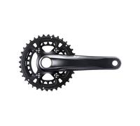 Shimano Deore Xt M8100 Hollowtech Ii Crankset Noir 175 mm / 36/26t Black