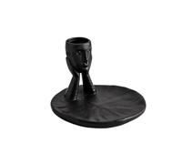 GUASDIE Porte-encens pour bâtons en céramique, brûleur d'encens résistant à la Chaleur, Porte-bâtons d'encens pour cônes d'encens à Reflux, décoration pour méditation, Yoga et Spa,Noir