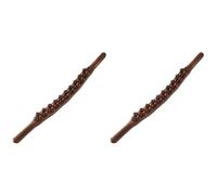 Guasha Baguette de massage en bois avec 31 perles de drainage lymphatique Appareil de massage du dos et des jambes pour la relaxation et la circulation sanguine