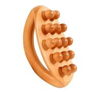GuashaBody Brosse de massage pour le corps - de sculpture GuashaBody en bois - Masseur manuel de point de déclenchement - Rouleau de modelage du corps pour le cou, le dos, l'abdomen, les jambes