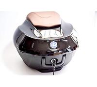 Guasti Srl Top Case Kit Piaggio, Y Compris La Plaque De Montage, Noir, Nn Noir Universo 91/B, 36 L pour Beverly 1B00022800Nn