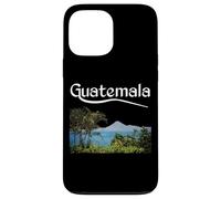 Guatemala Chapin Antigua Quetzal 502 Guate Volcan Atitlan Coque pour iPhone 13 Pro Max