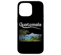 Guatemala Chapin Antigua Quetzal 502 Guate Volcan Atitlan Coque pour iPhone 14 Pro Max