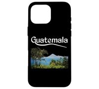 Guatemala Chapin Antigua Quetzal 502 Guate Volcan Atitlan Coque pour iPhone 16 Pro Max