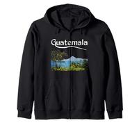 Guatemala Chapin Antigua Quetzal 502 Guate Volcan Atitlan Sweat à Capuche