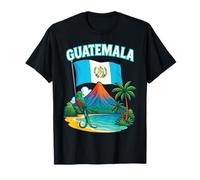 Guatemala Chapin Atitlan Tikal Volcan Quetzal Maya Retro 502 T-Shirt