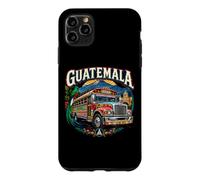 Guatemala Chapin Quetzal Antigua Chicken Bus Maya 502 Tikal Coque pour iPhone 11 Pro Max