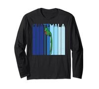 Guatemala Chapin rétro Quetzal Antigua Marimba 502 Bandera Manche Longue