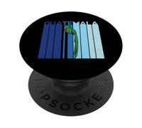 Guatemala Chapin rétro Quetzal Antigua Marimba 502 Bandera PopSockets PopGrip Adhésif