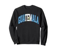 Guatemala Flag and Coat of Arms Arched Sweatshirt