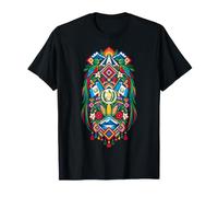 Guatemala Folk Art Quetzal Maya Textiles Volcan Heritage T-Shirt