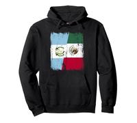 Guatemala Mexique Demi-Drapeau Guatémaltèque Patrimoine Mexicain Sweat à Capuche