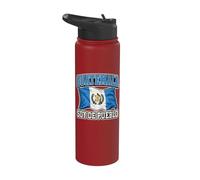 Guatemala Soy de Pueblo Fier de mes racines Stainless Steel Insulated Water Bottle