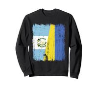 Guatemala Ukraine Demi-Drapeau Guatémaltèque Ukrainien Patrimoine Sweatshirt
