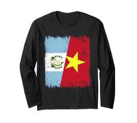 Guatemala Vietnam Demi-Drapeau Guatémaltèque Histoire vietnamienne Manche Longue