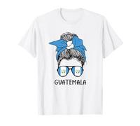 Guatemalan Girl Guatemalan Heritage Guatemala Flag T-Shirt