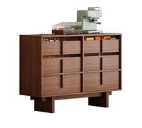 GUAWJRZDP Buffet, Buffet Cuisine, Meuble de Rangement avec Tiroirs, Meuble Bar Rustique, Long Buffets de Cuisines, Buffets Salle A Manger de Cuisine en Bois(Brown,47.2x15.7x35.4'')