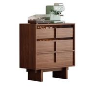 GUAWJRZDP Buffet, Buffet Cuisine, Meuble de Rangement avec Tiroirs, Meuble Bar Rustique, Long Buffets de Cuisines, Buffets Salle A Manger de Cuisine en Bois(Brown,31.4x15.7x35.4'')