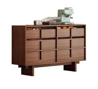 GUAWJRZDP Buffet, Buffet Cuisine, Meuble de Rangement avec Tiroirs, Meuble Bar Rustique, Long Buffets de Cuisines, Buffets Salle A Manger de Cuisine en Bois(Brown,62.9x15.7x35.4'')